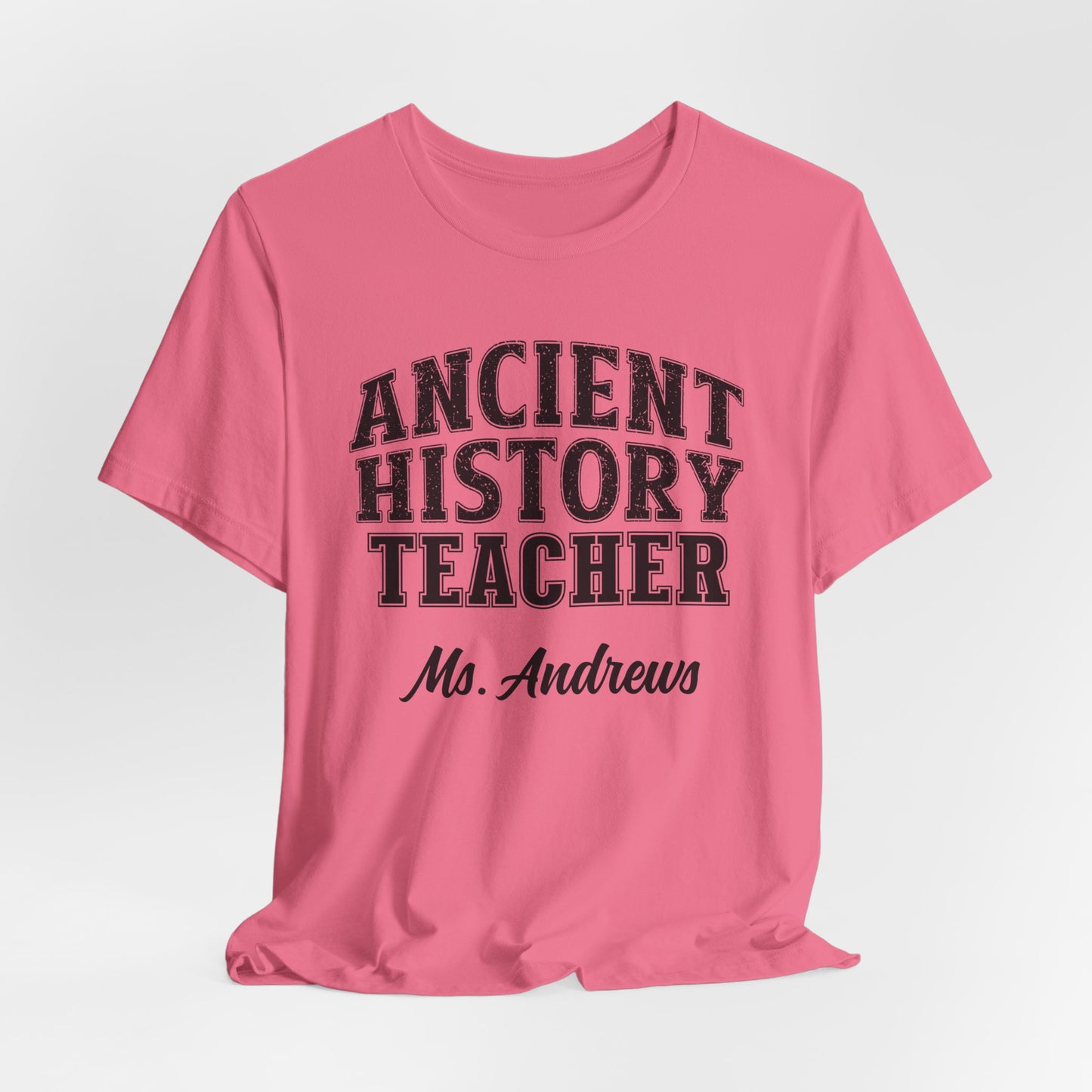 Custom Unisex Ancient History Teacher T-Shirt