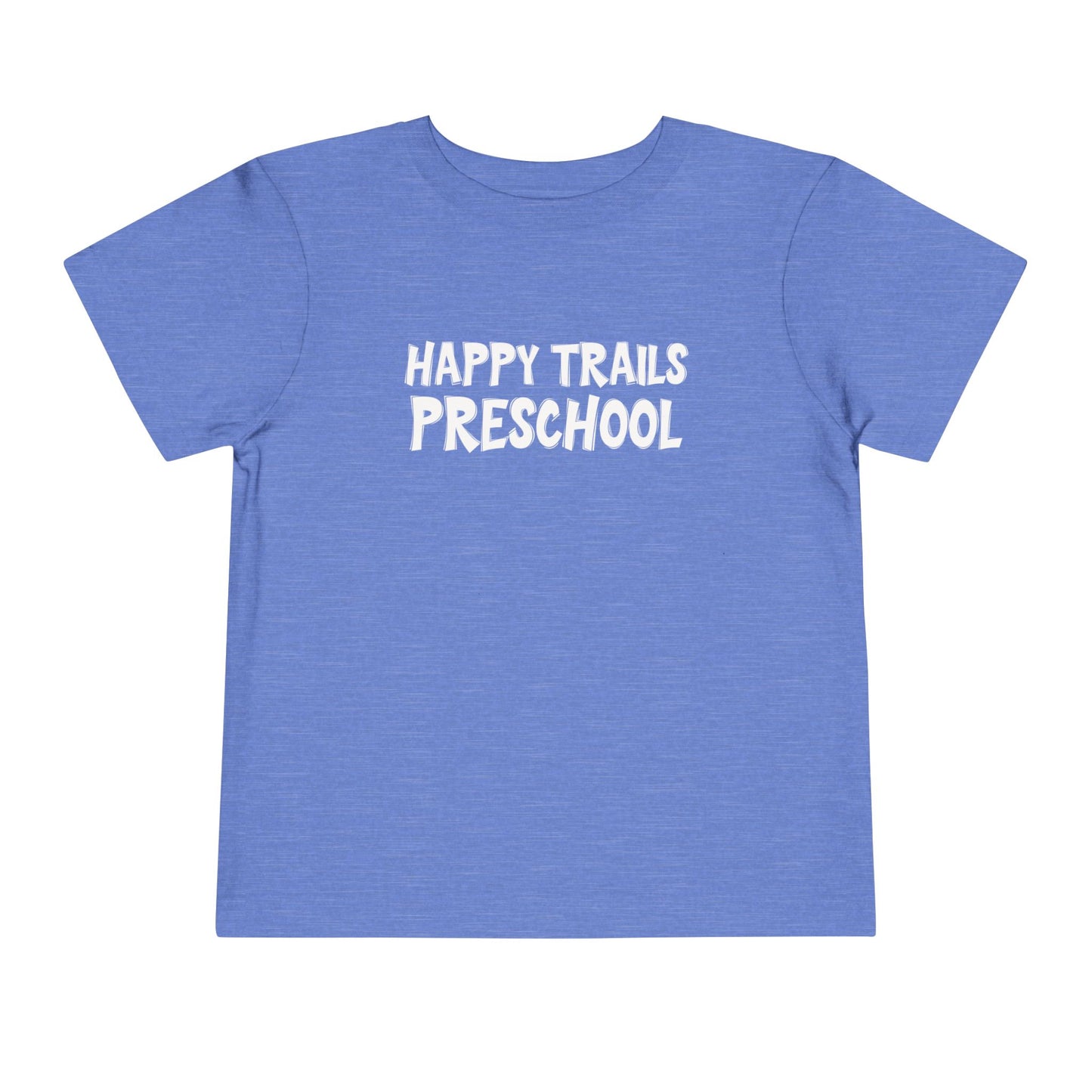 Custom School Name Toddler Outlined T-Shirt