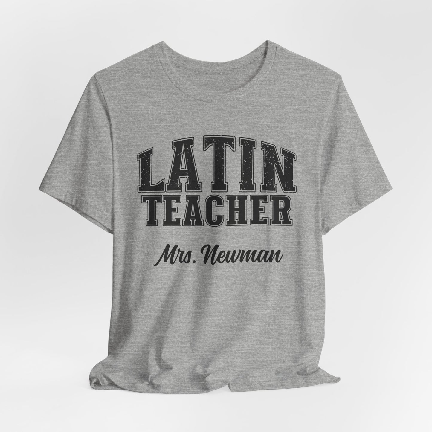 Custom Unisex Latin Teacher T-Shirt