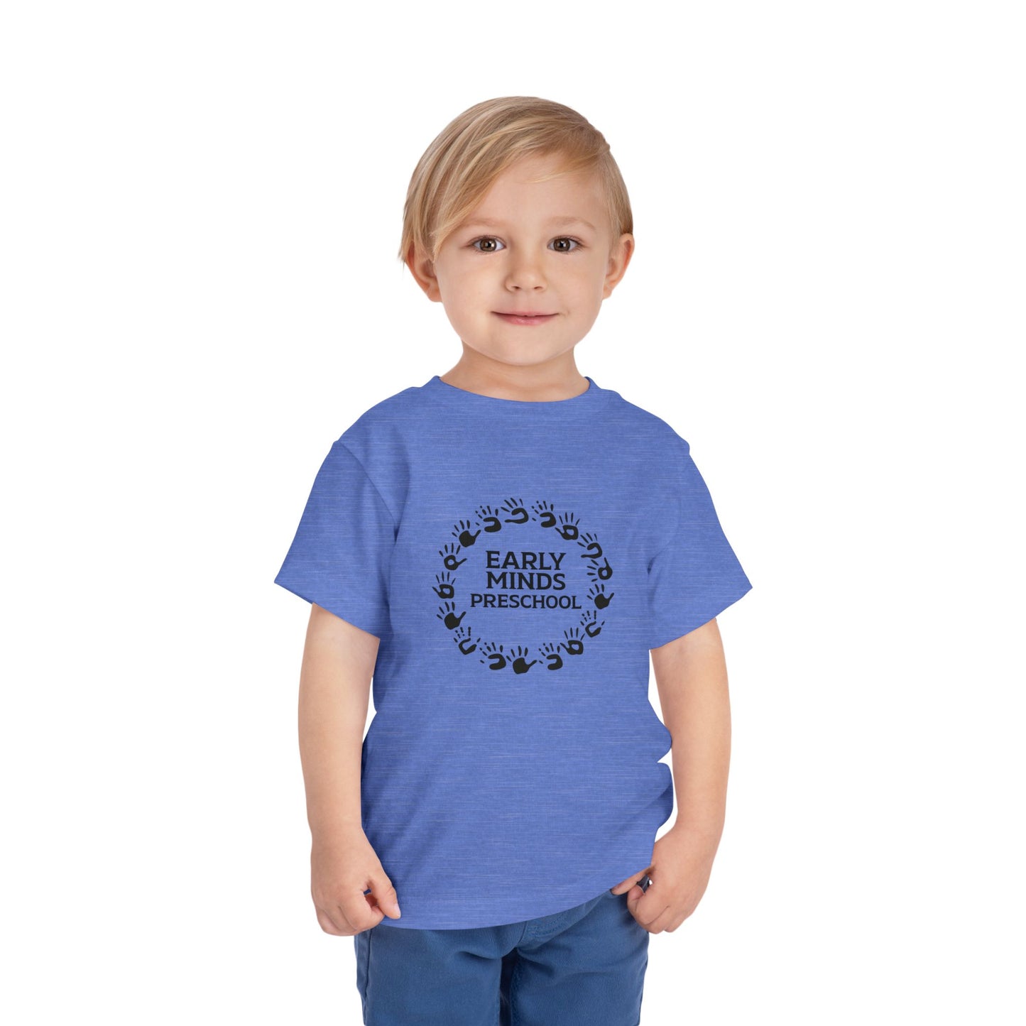 Custom Circle Handprints Toddler T-Shirt