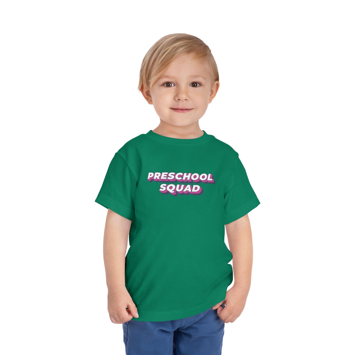 Custom Layered Preschool Squad Toddler T-Shirt