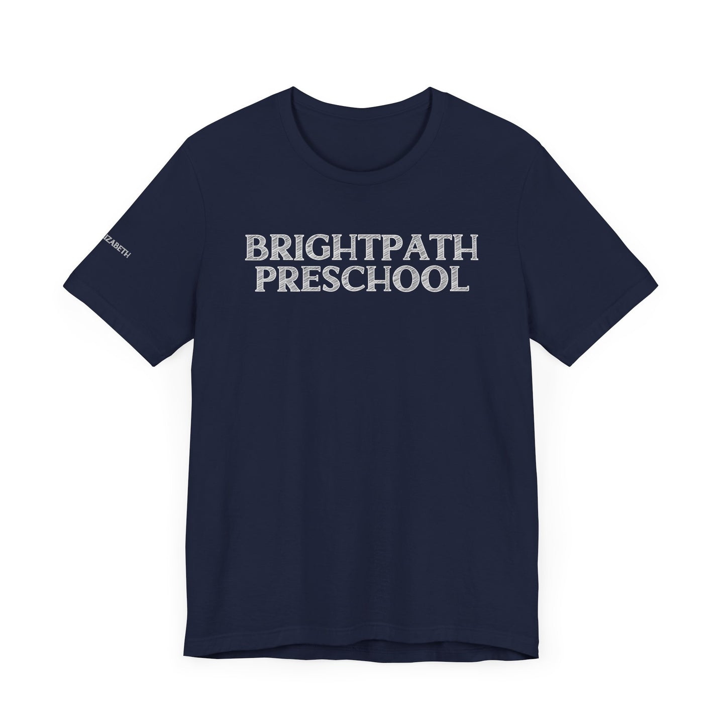 Custom Unisex Shaded School Name T-Shirt