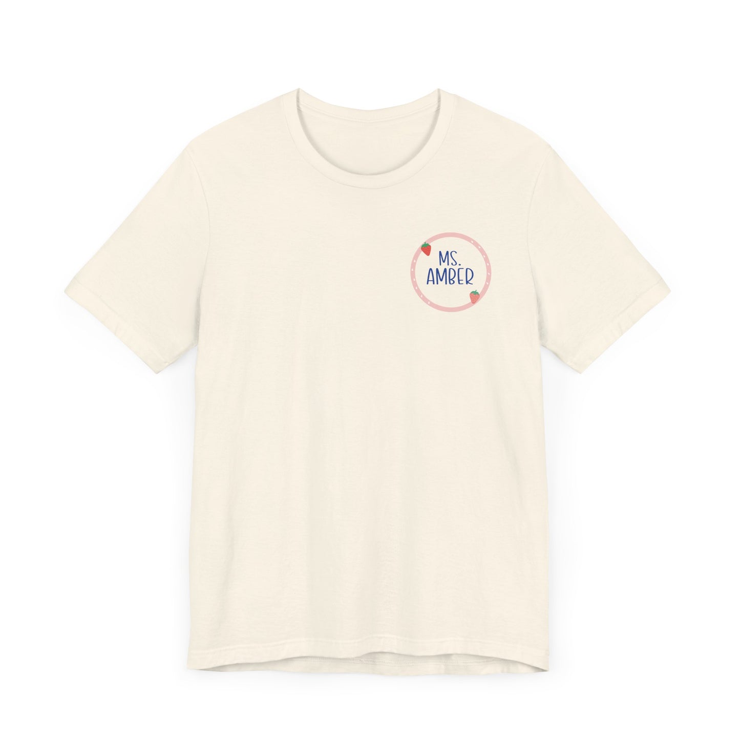 Custom Unisex Stawberry Circle T-Shirt