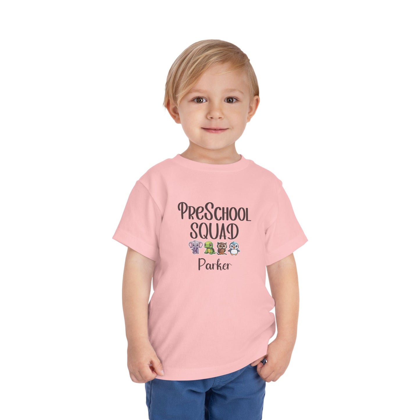 Custom Preschool Squad Toddler T-Shirt