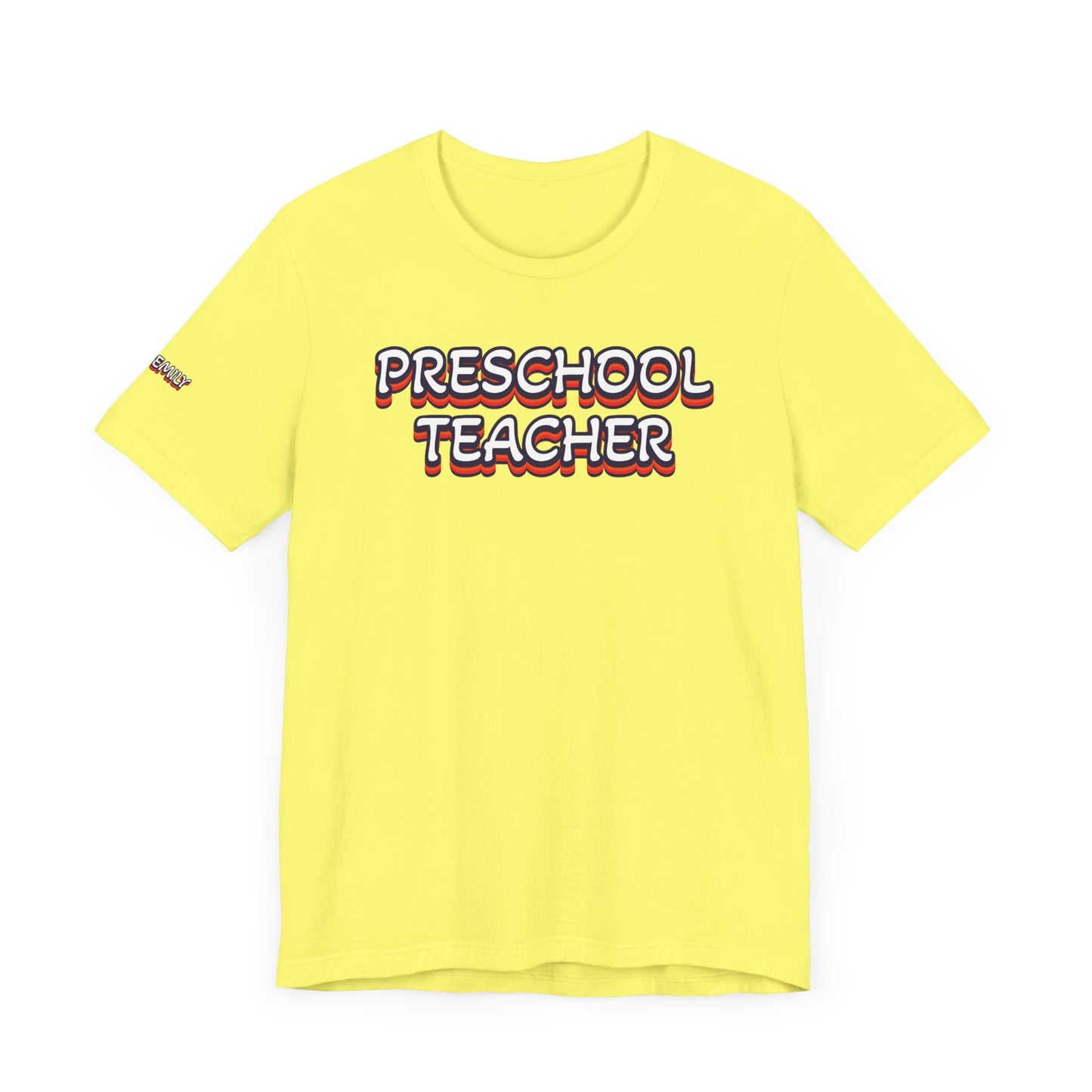 Custom Unisex Preschool Teacher T-Shirt