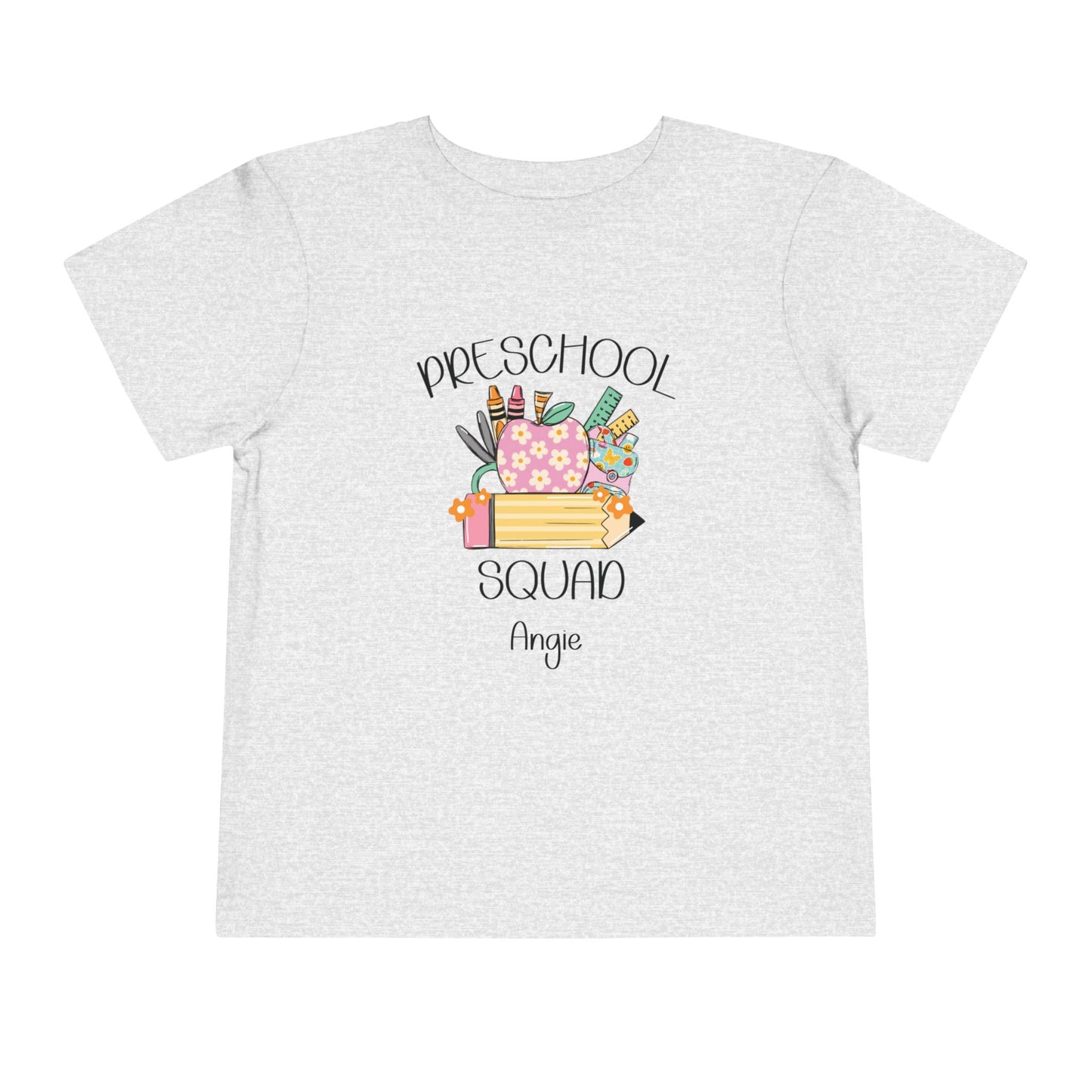 Custom Preschool Squad Toddler T-Shirt
