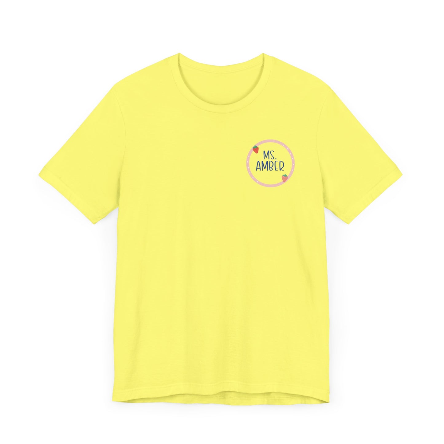 Custom Unisex Stawberry Circle T-Shirt