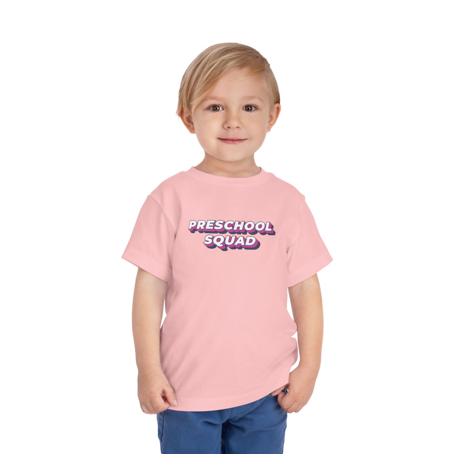 Custom Layered Preschool Squad Toddler T-Shirt