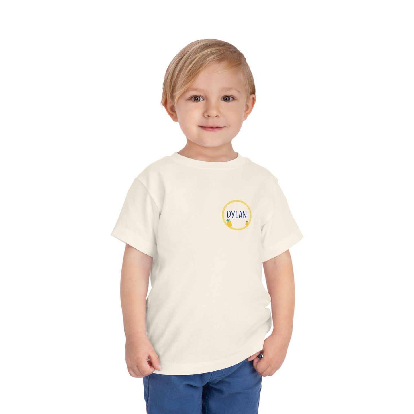 Custom Pineapple Circle Toddler T-Shirt