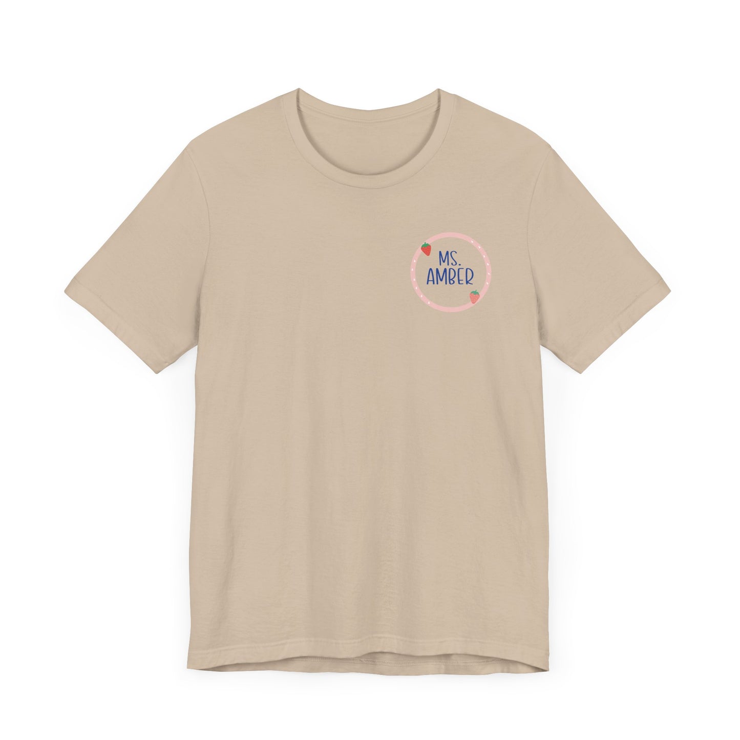 Custom Unisex Stawberry Circle T-Shirt