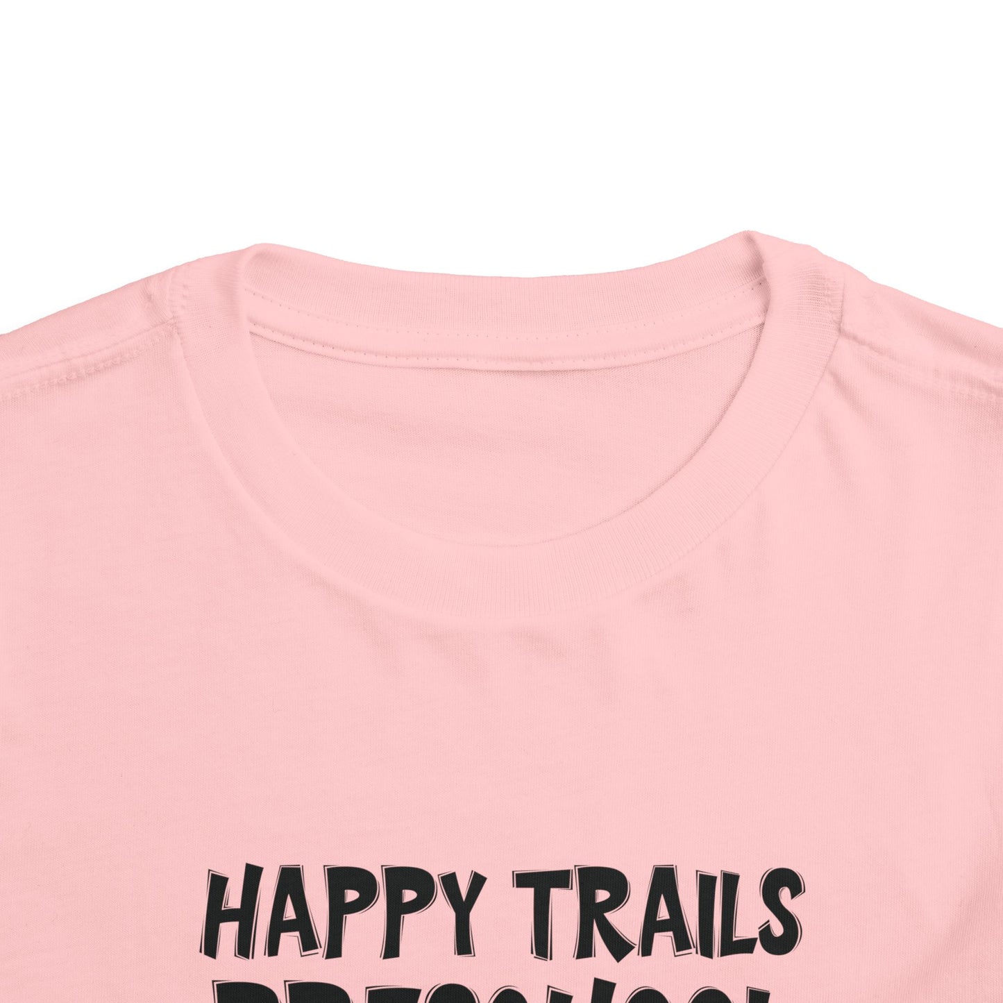 Custom School Name Toddler Bold Outlined T-Shirt