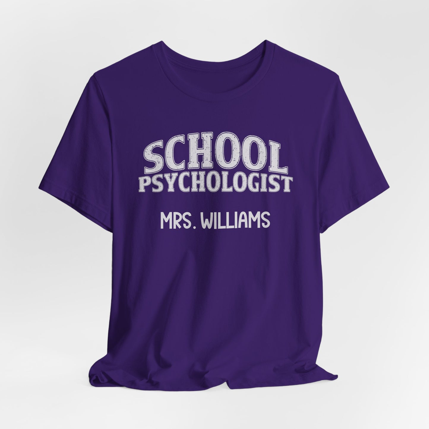 Custom Unisex School Psychologist T-Shirt
