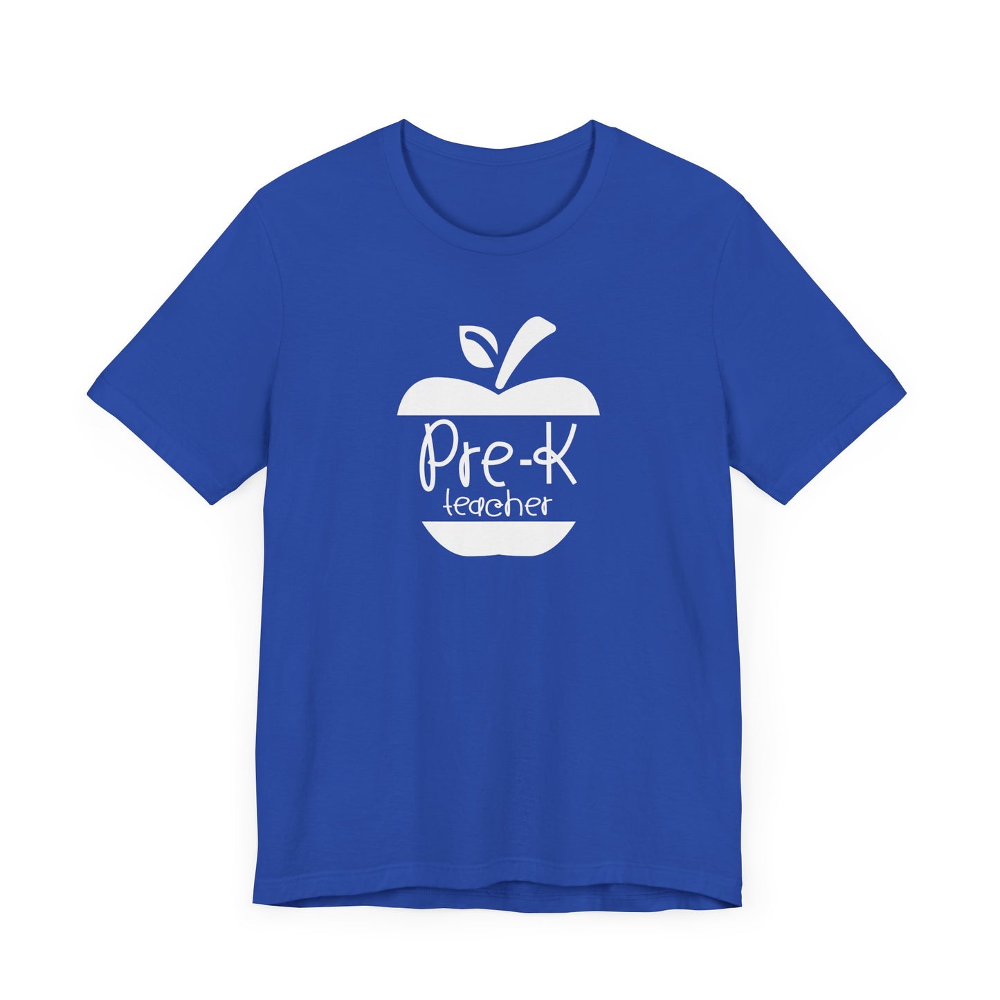 Custom Unisex Pre-K Teacher Apple Teacher T-Shirt