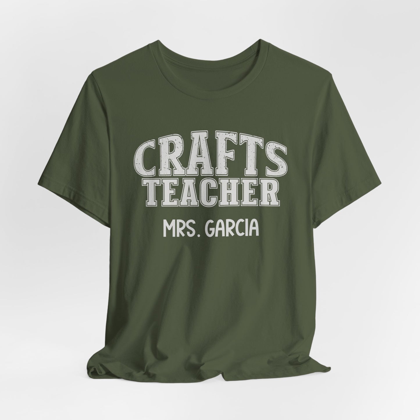 Custom Unisex Crafts Teacher T-Shirt