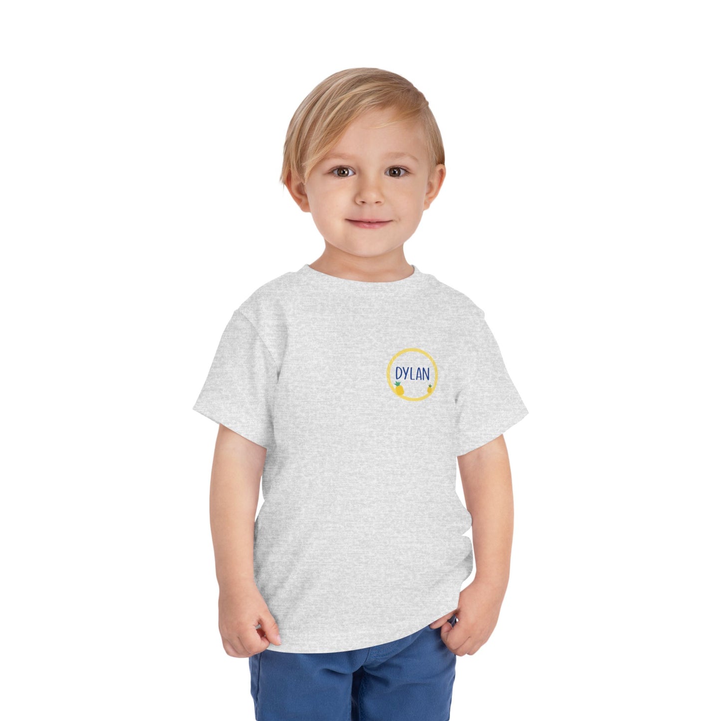 Custom Pineapple Circle Toddler T-Shirt