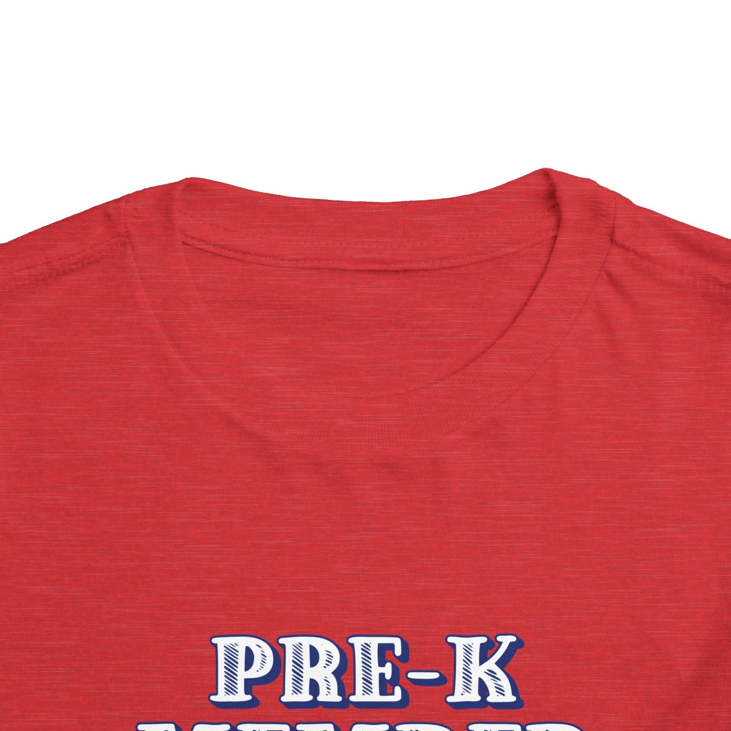 Custom Pre-K Member and Date Toddler T-Shirt