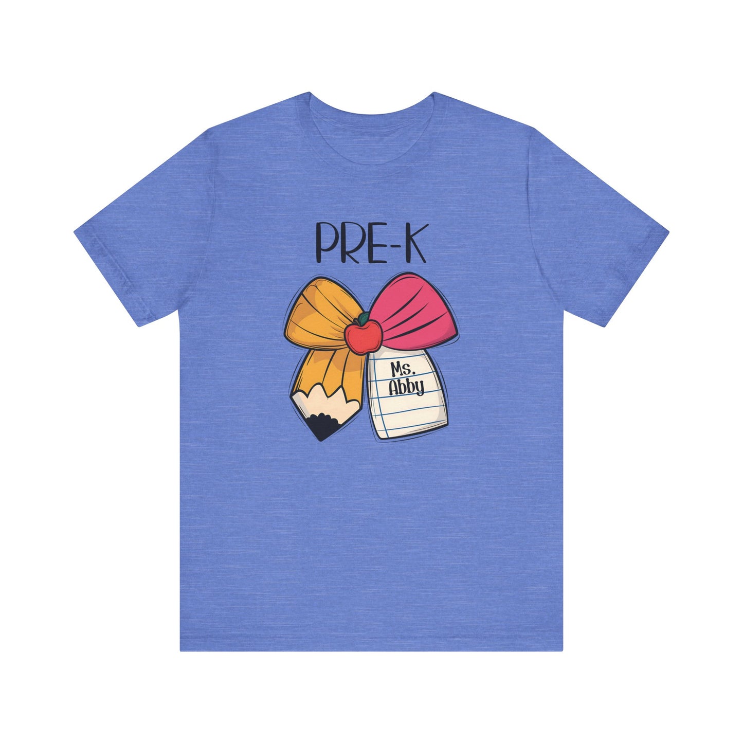Custom Unisex Pre-K Bow T-Shirt