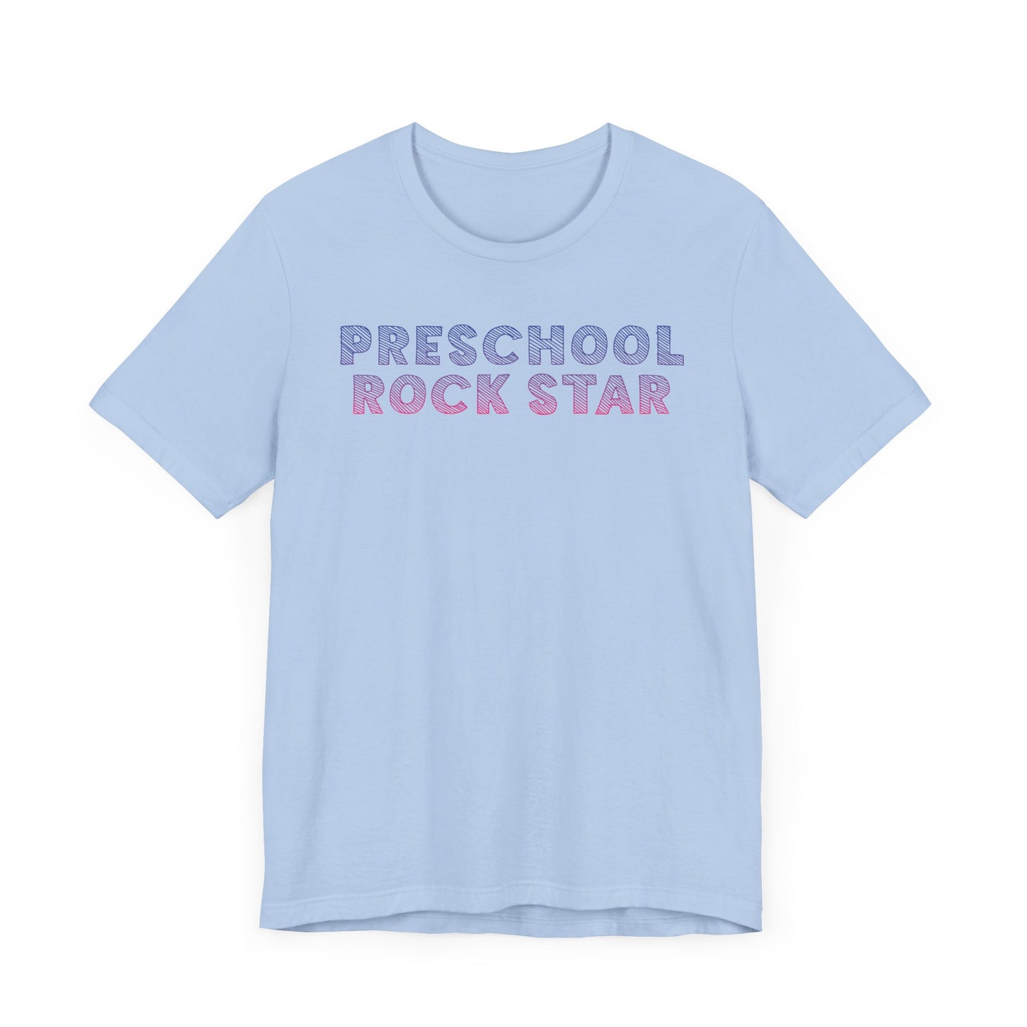 Custom Unisex Lined Preschool Rock Stars T-Shirt