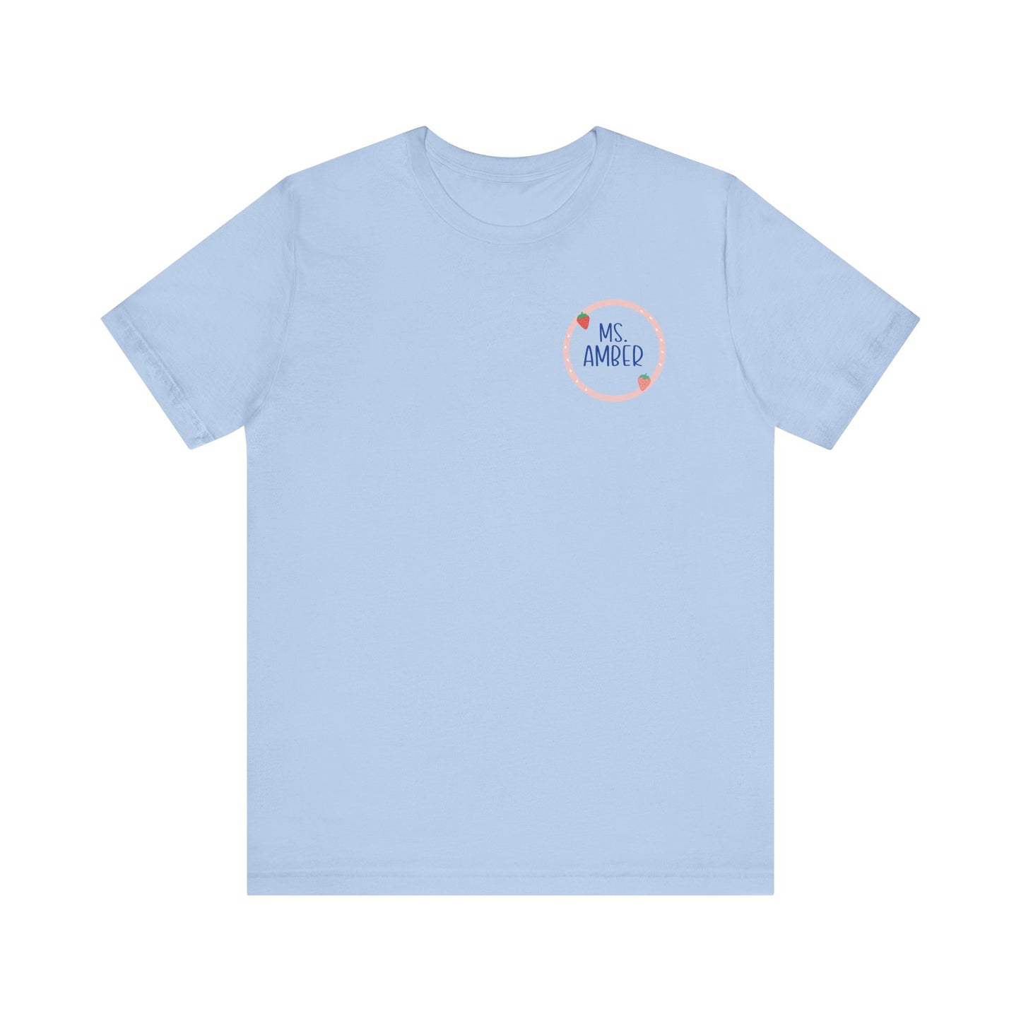 Custom Unisex Stawberry Circle T-Shirt