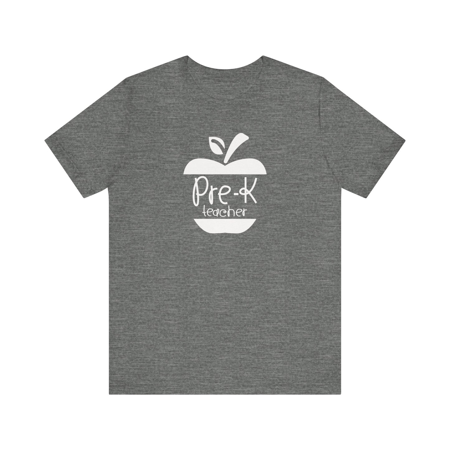 Custom Unisex Pre-K Teacher Apple Teacher T-Shirt