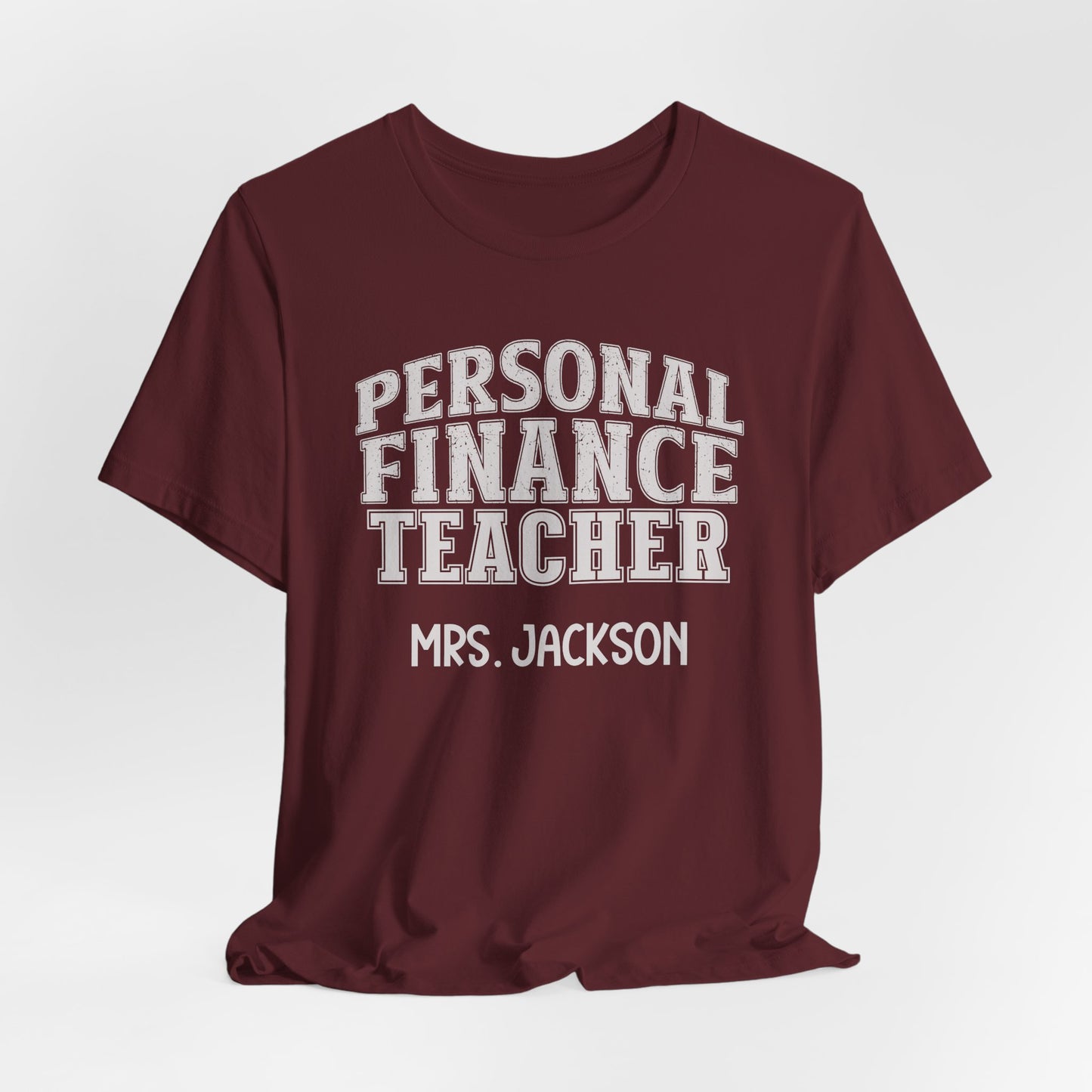 Custom Unisex Personal Finance Teacher T-Shirt