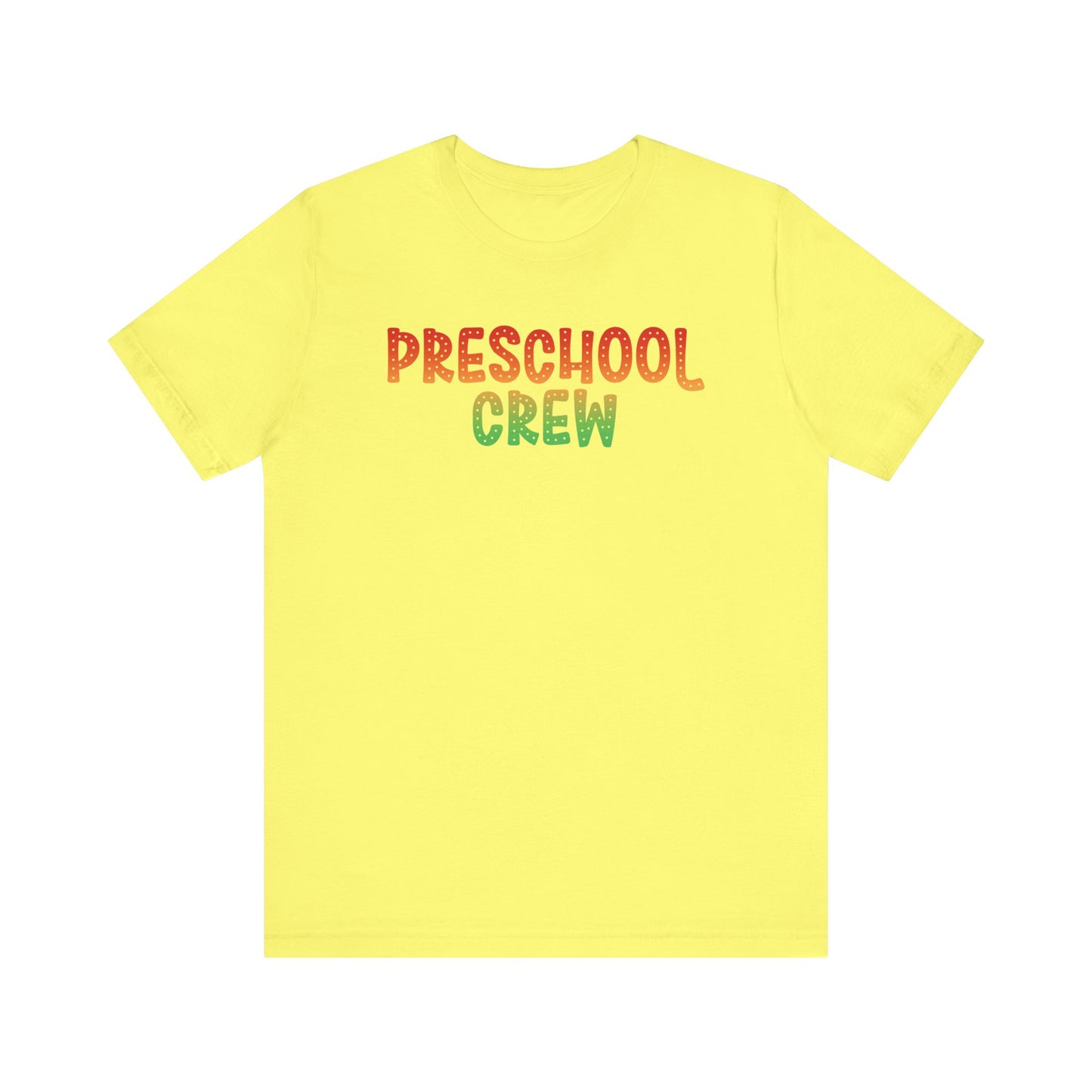 Custom Unisex Multi-Colored Preschool Crew T-Shirt