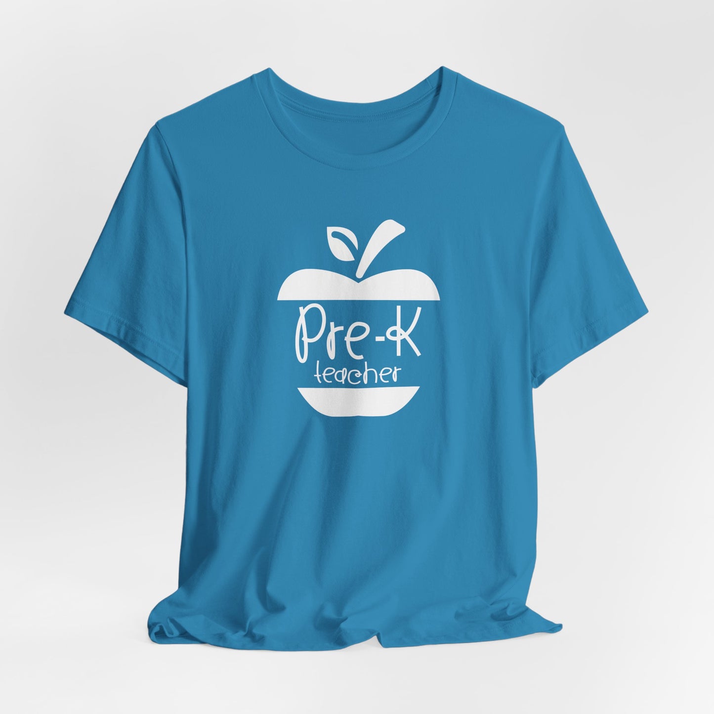 Custom Unisex Pre-K Teacher Apple Teacher T-Shirt