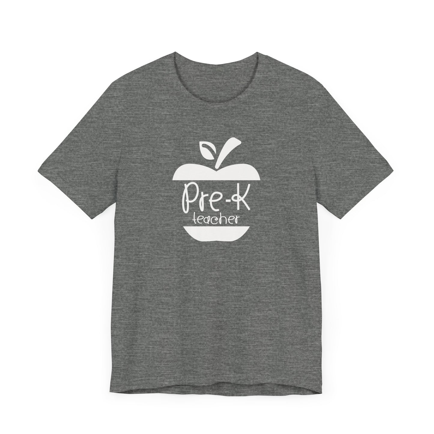 Custom Unisex Pre-K Teacher Apple Teacher T-Shirt
