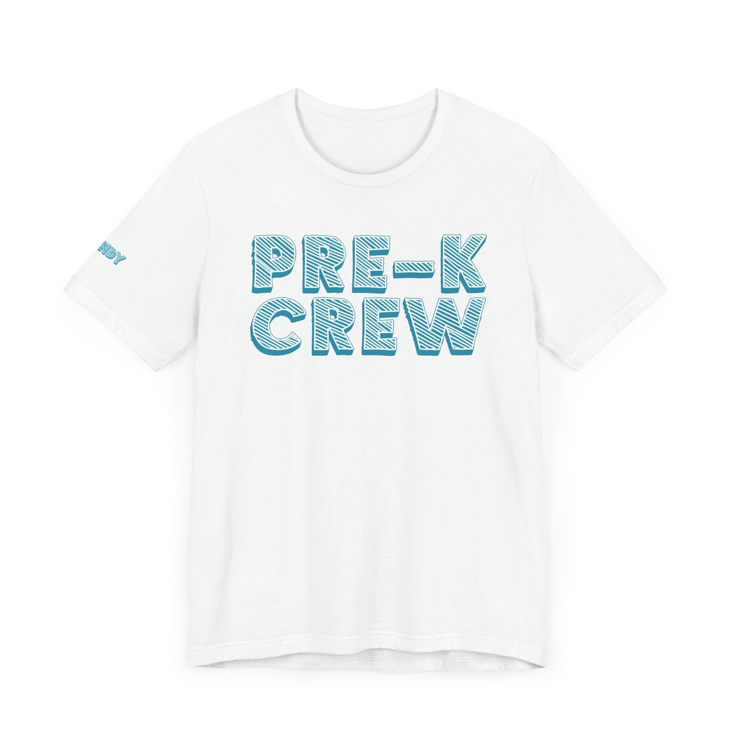 Custom Unisex Crossed Out Pre-K Crew T-Shirt