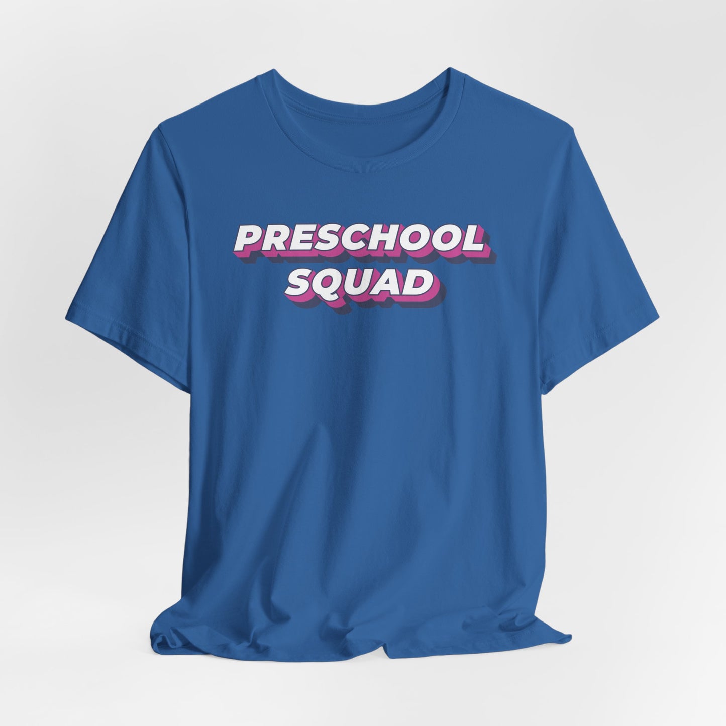 Custom Unisex Layered Preschool Squad T-Shirt