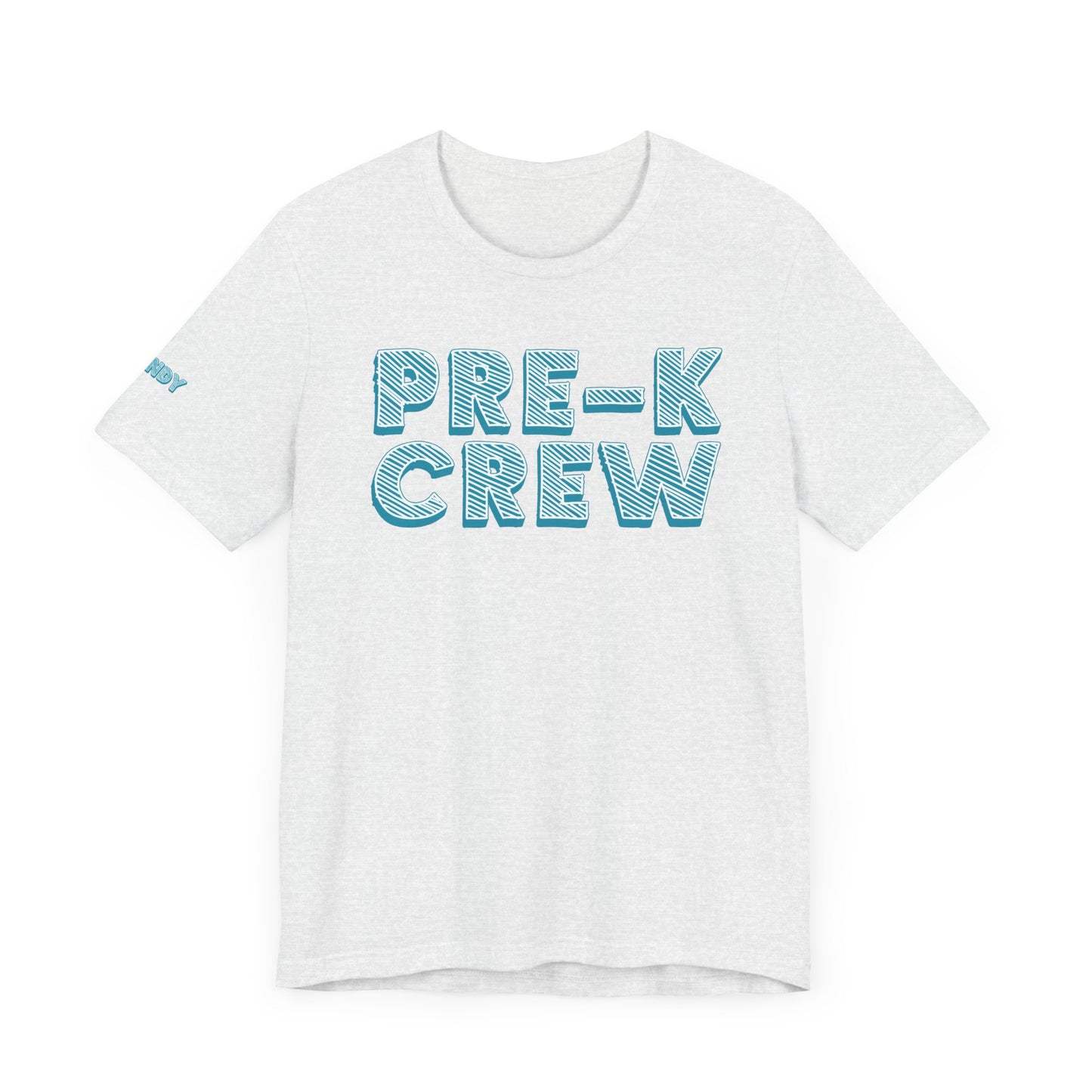 Custom Unisex Crossed Out Pre-K Crew T-Shirt