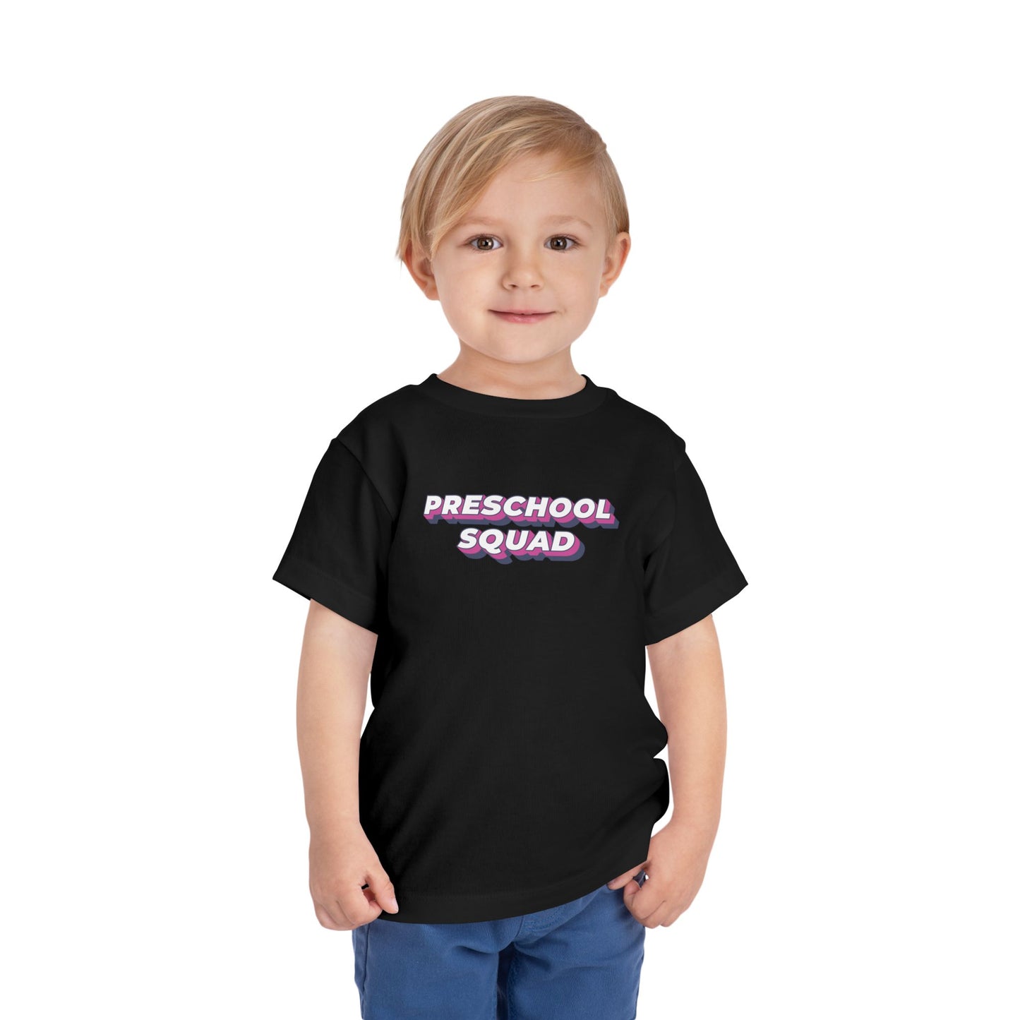 Custom Layered Preschool Squad Toddler T-Shirt