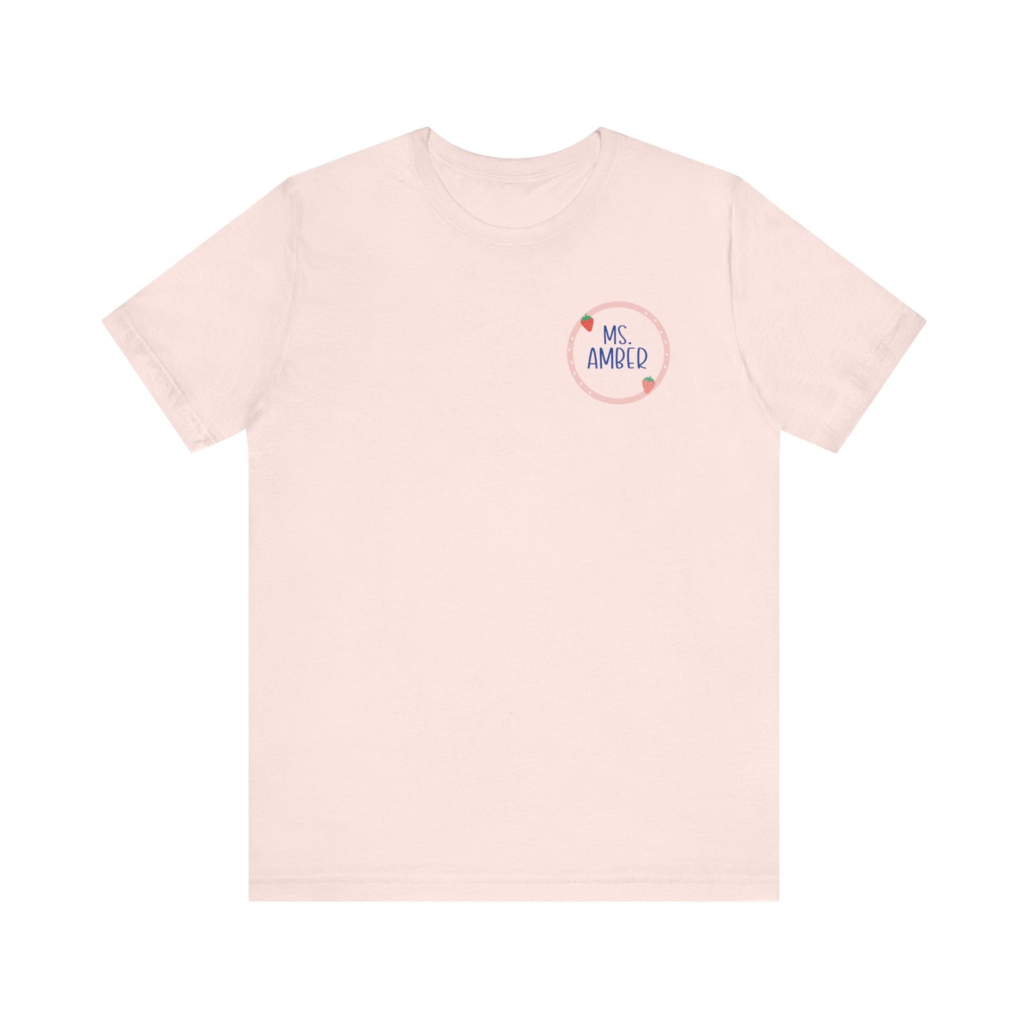 Custom Unisex Stawberry Circle T-Shirt