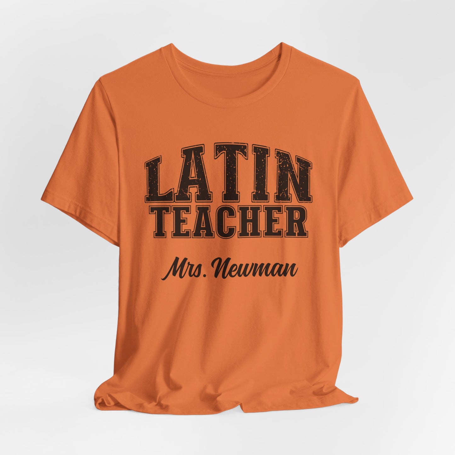 Custom Unisex Latin Teacher T-Shirt