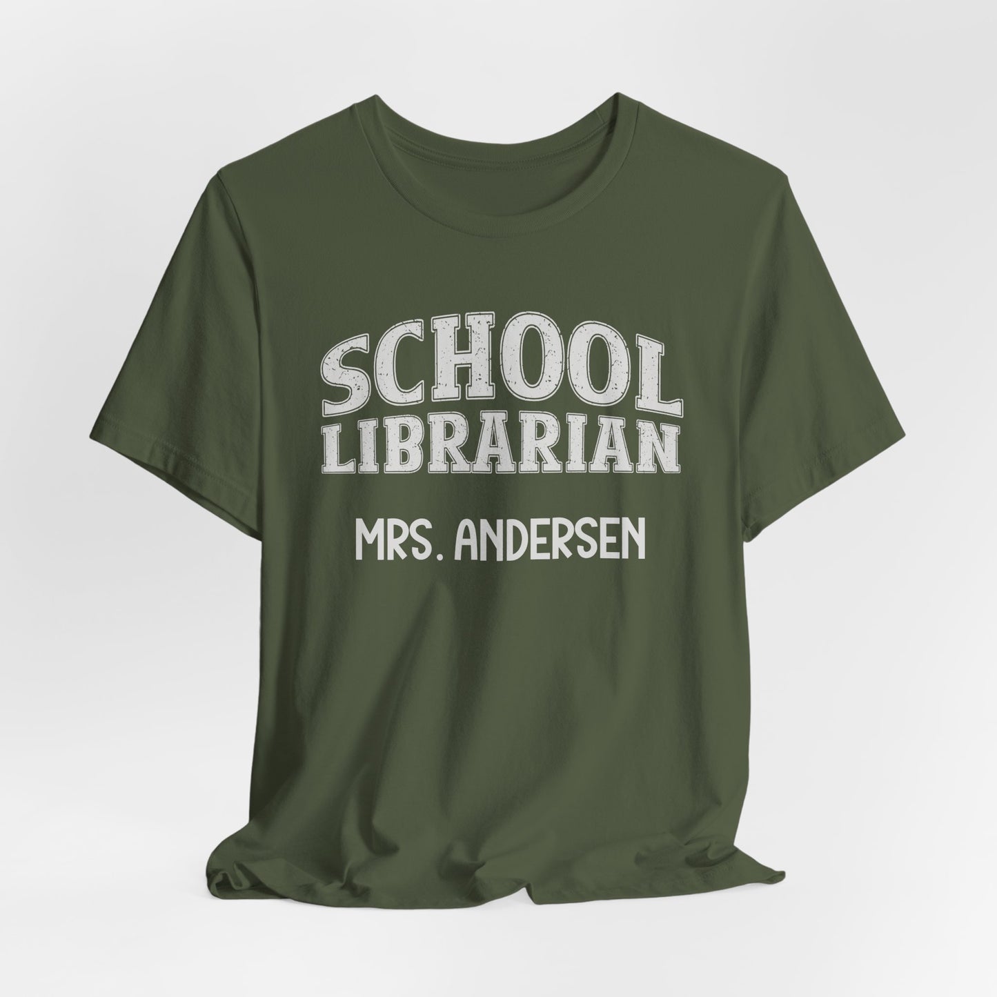 Custom Unisex School Librarian T-Shirt