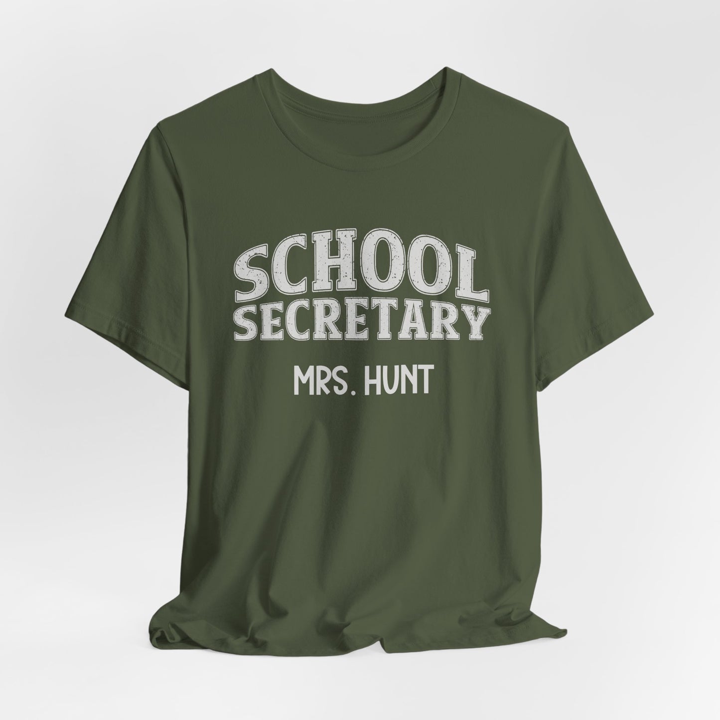Custom Unisex School Secretary T-Shirt