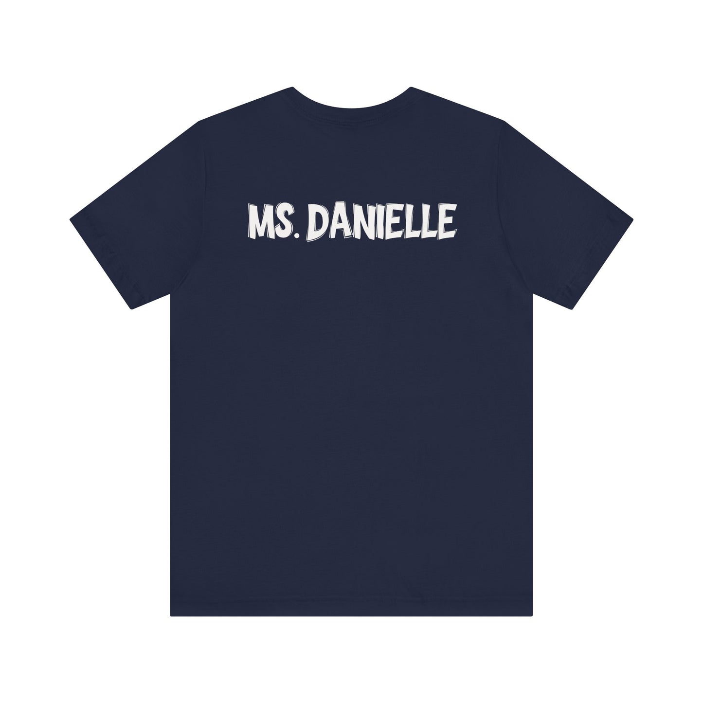 Custom Unisex School Name Outlined T-Shirt
