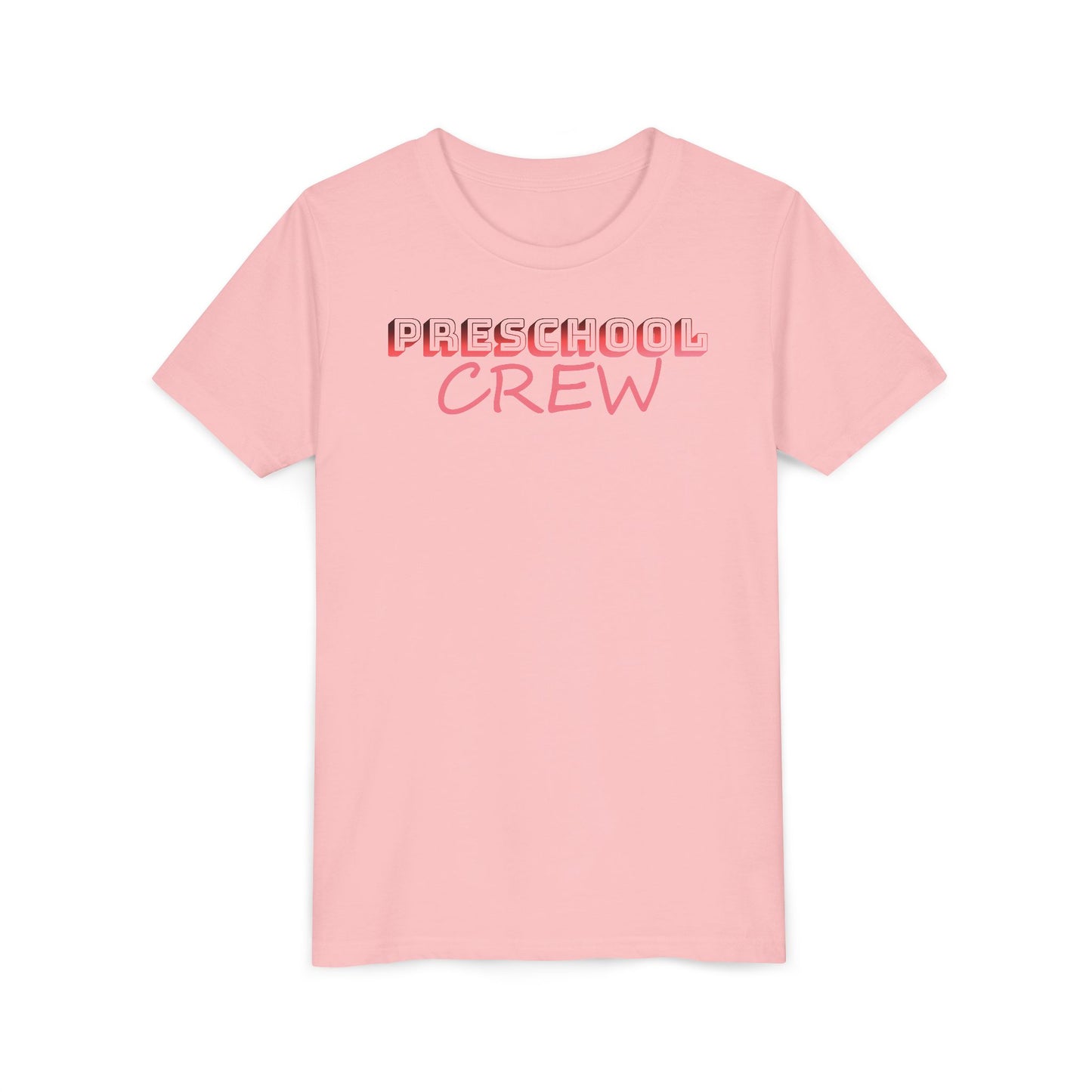Personalized Preschool Crew Youth Tee - Cute Customizable Kids Shirt