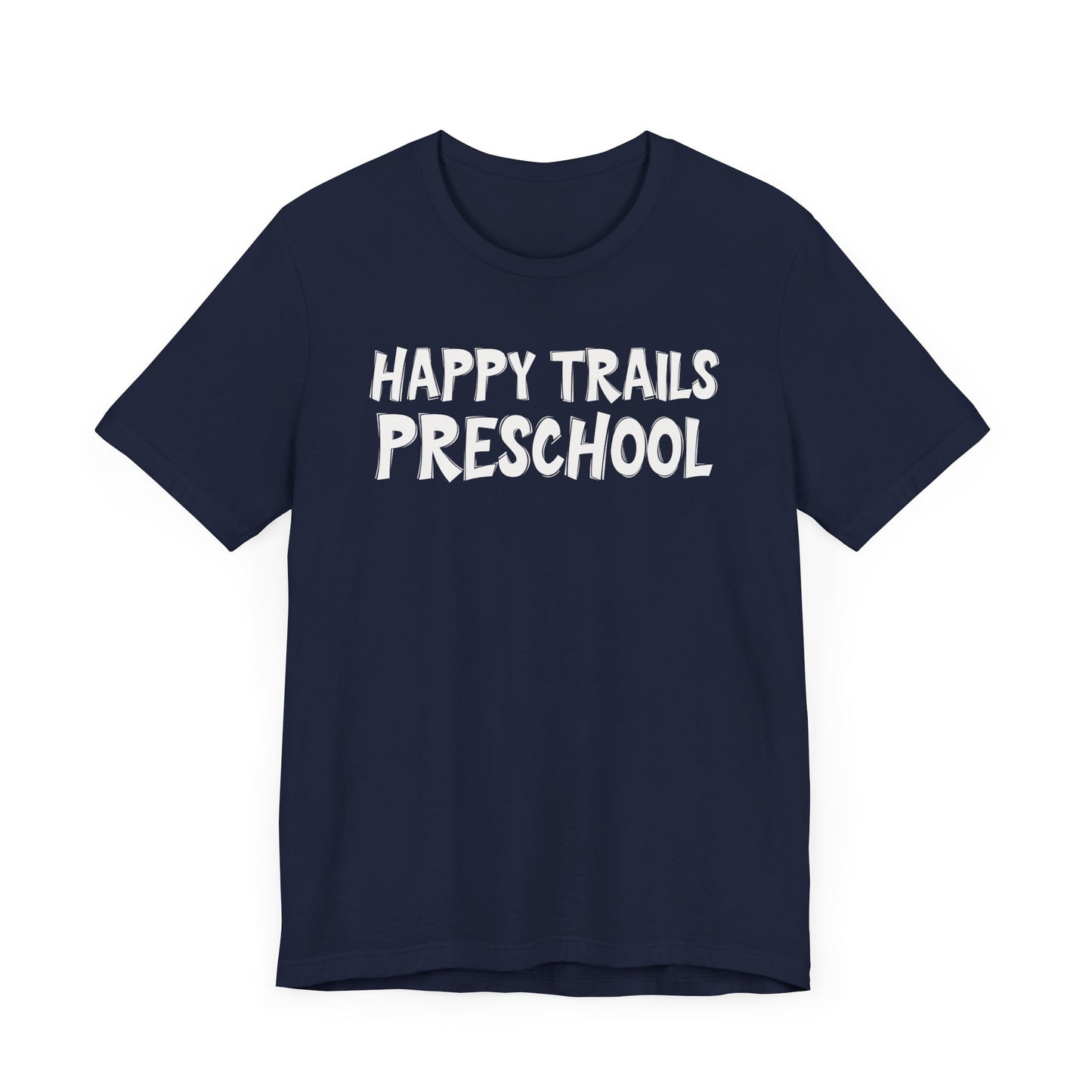 Custom Unisex School Name Outlined T-Shirt