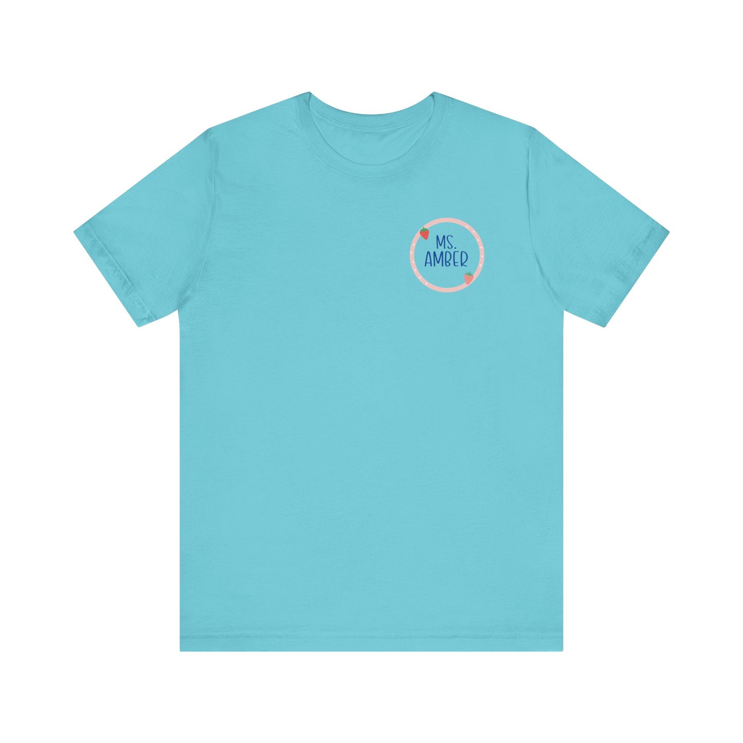 Custom Unisex Stawberry Circle T-Shirt