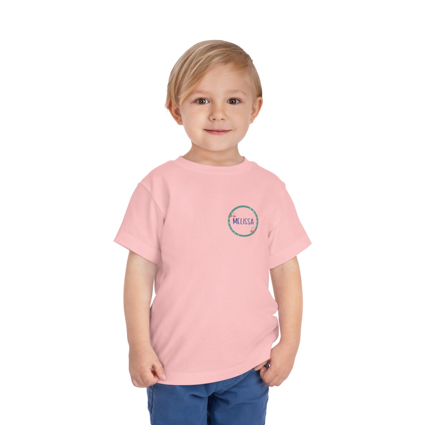 Custom Cherry Circle Toddler T-Shirt