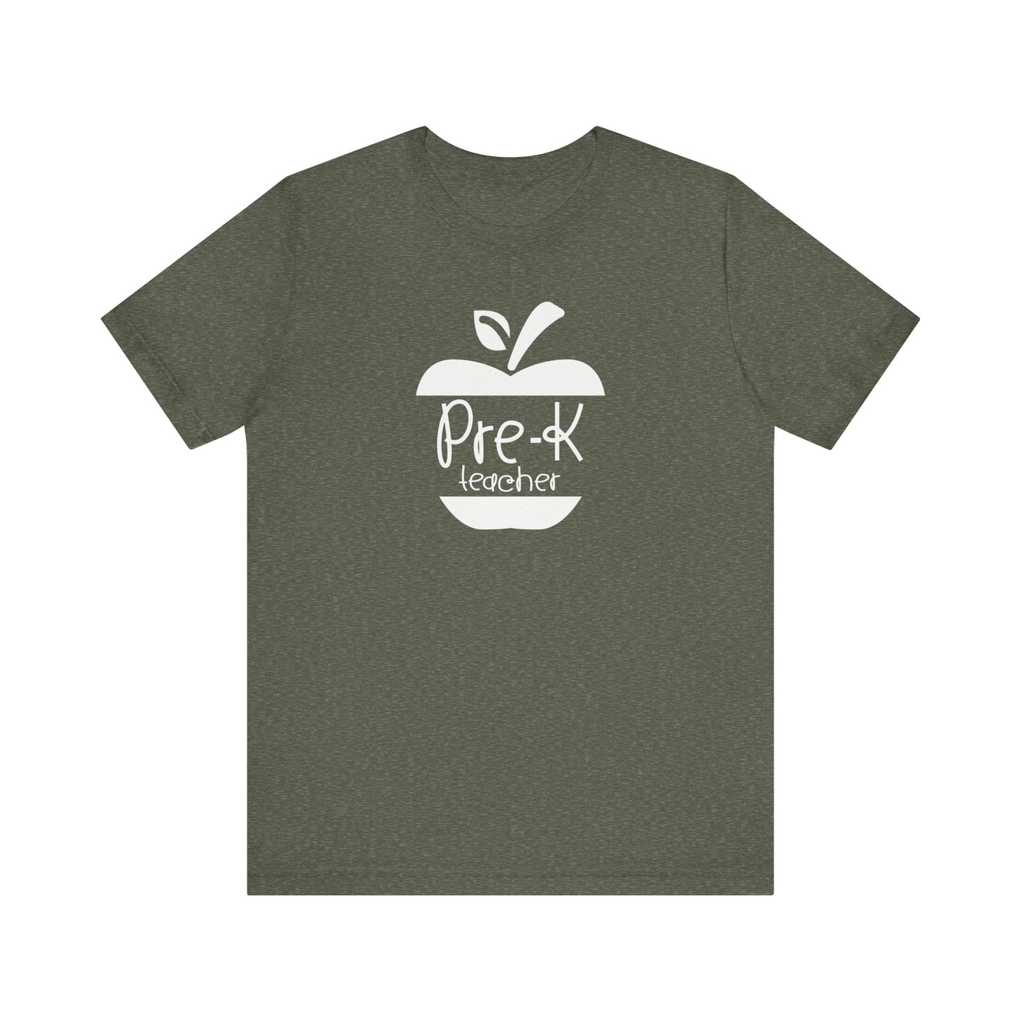 Custom Unisex Pre-K Teacher Apple Teacher T-Shirt