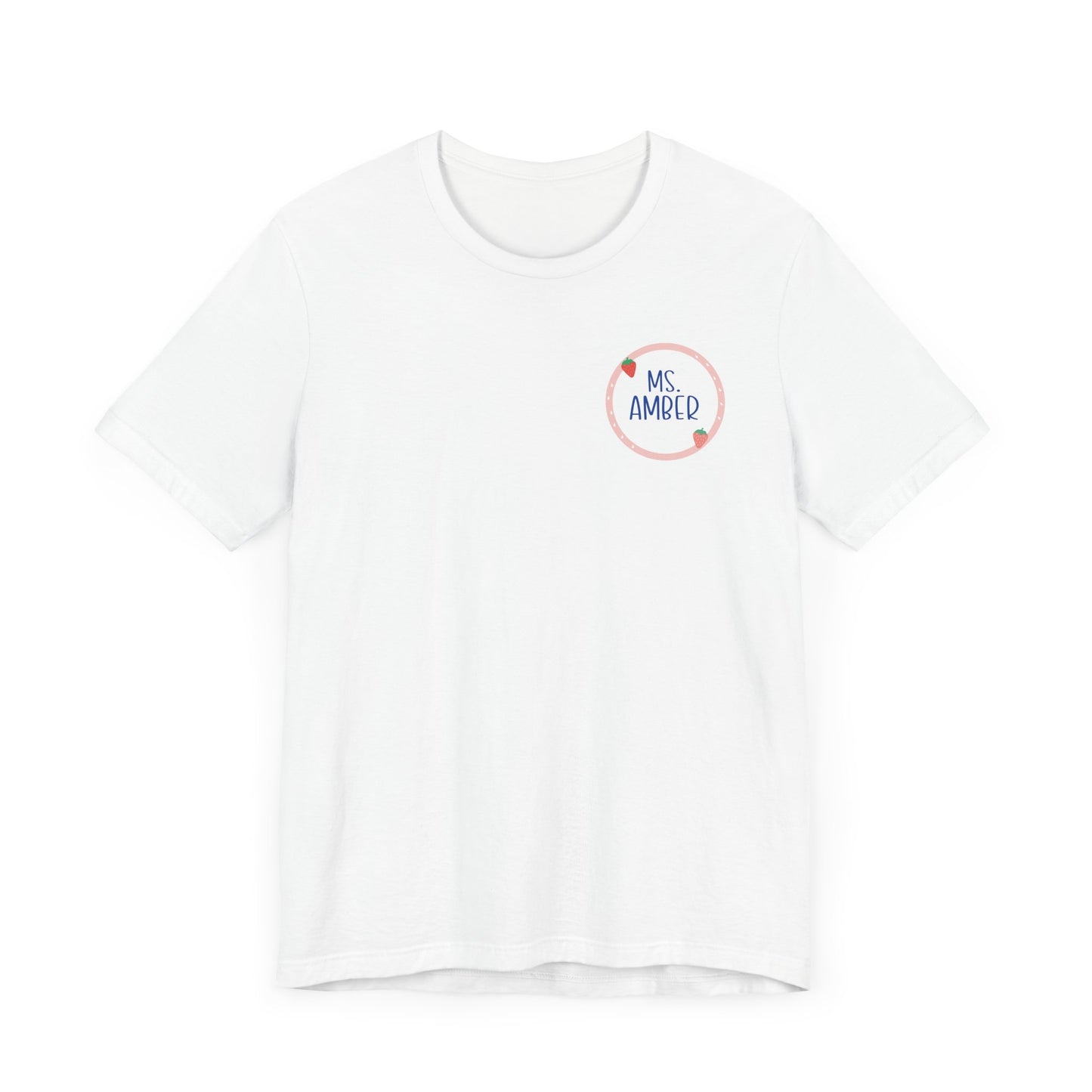 Custom Unisex Stawberry Circle T-Shirt