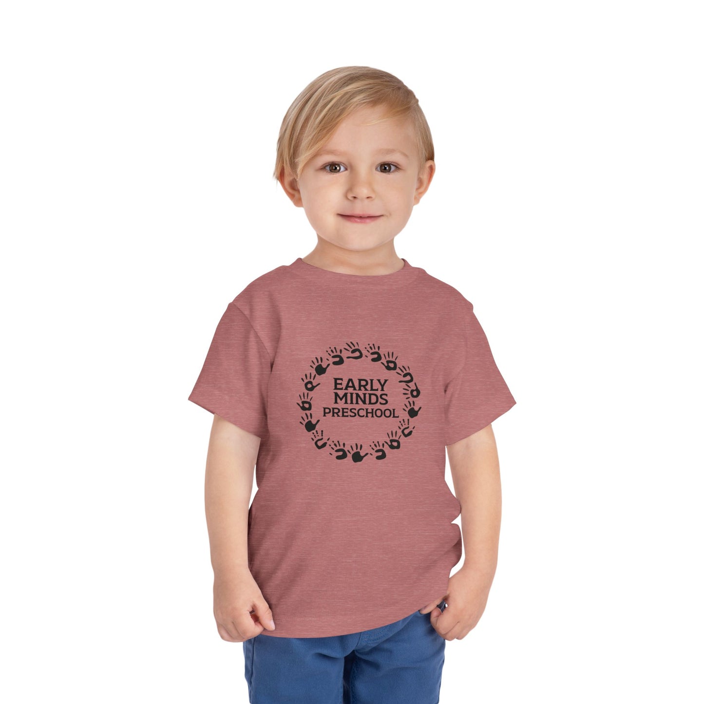 Custom Circle Handprints Toddler T-Shirt