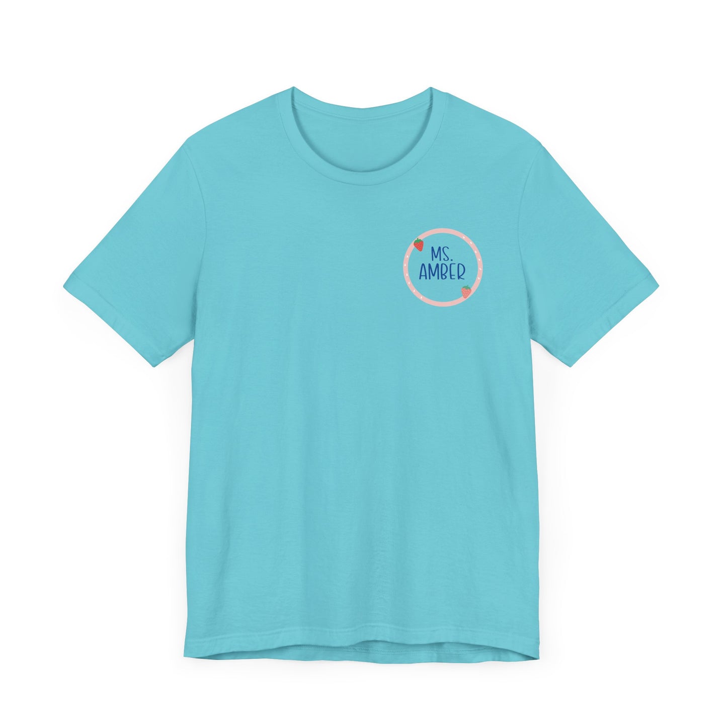 Custom Unisex Stawberry Circle T-Shirt