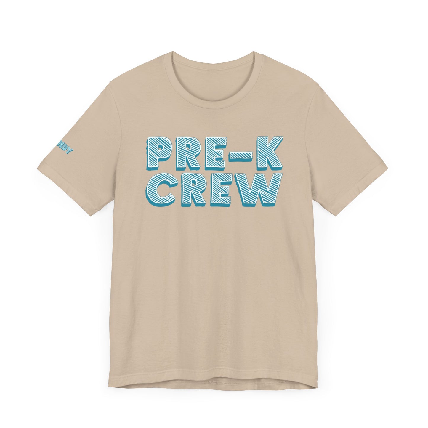 Custom Unisex Crossed Out Pre-K Crew T-Shirt