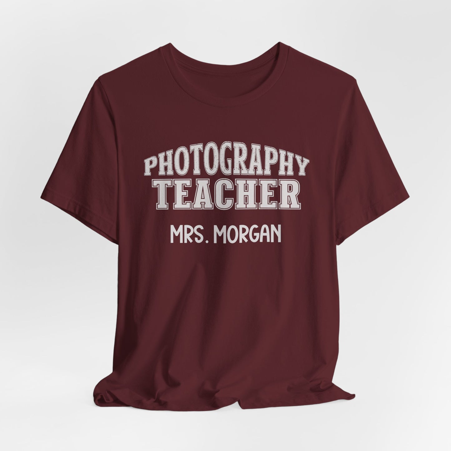 Custom Unisex Photography Teacher T-Shirt
