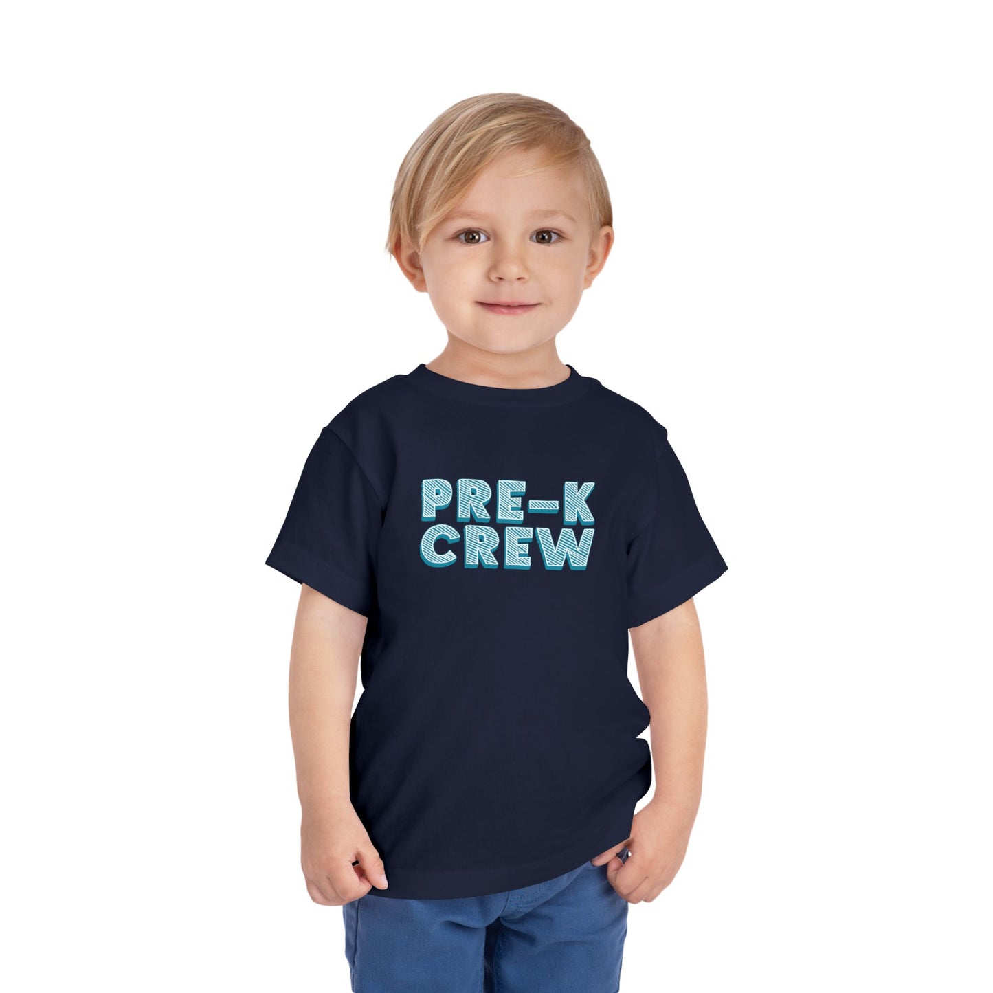 Custom Crossed Out Pre-K Crew Toddler T-Shirt