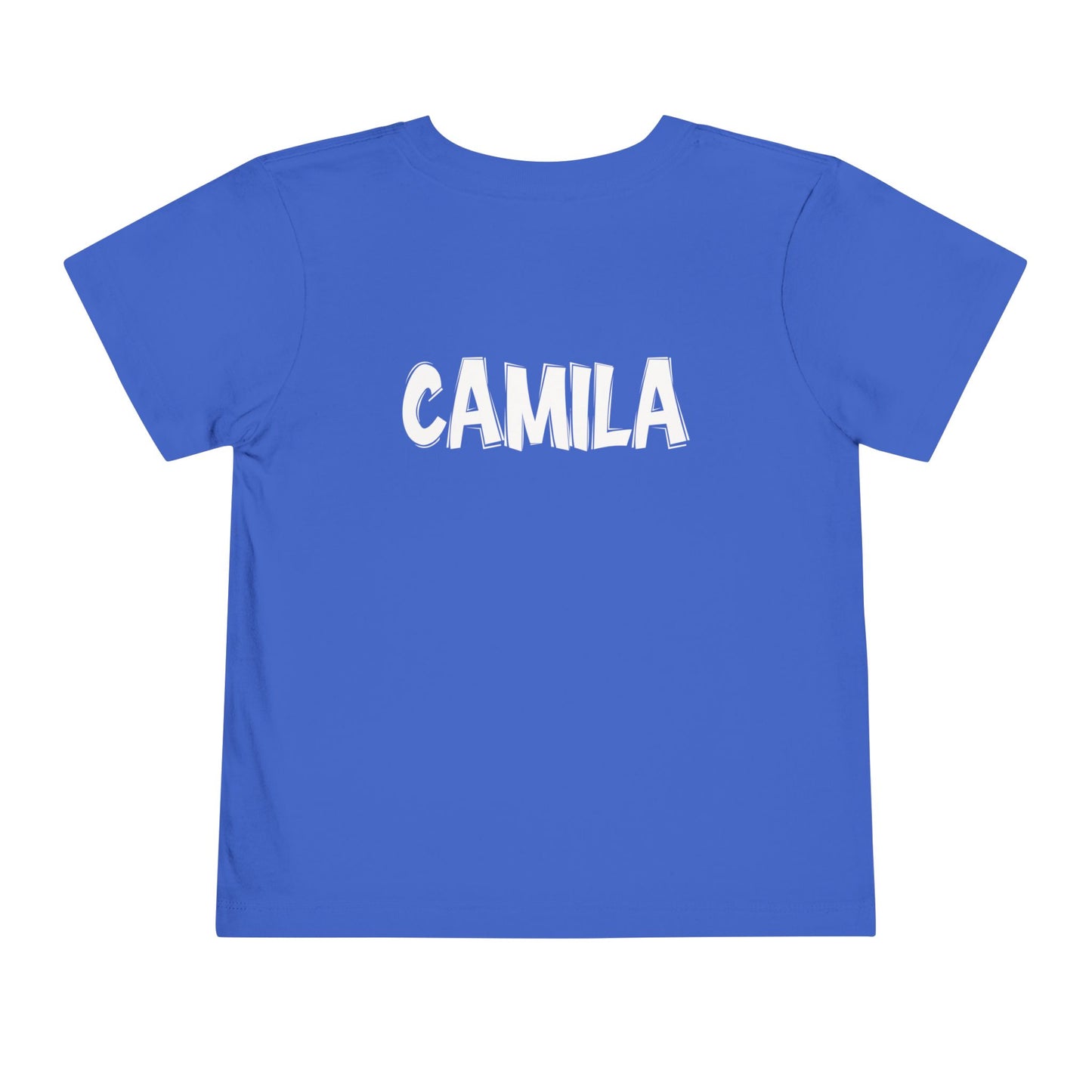 Custom School Name Toddler Outlined T-Shirt