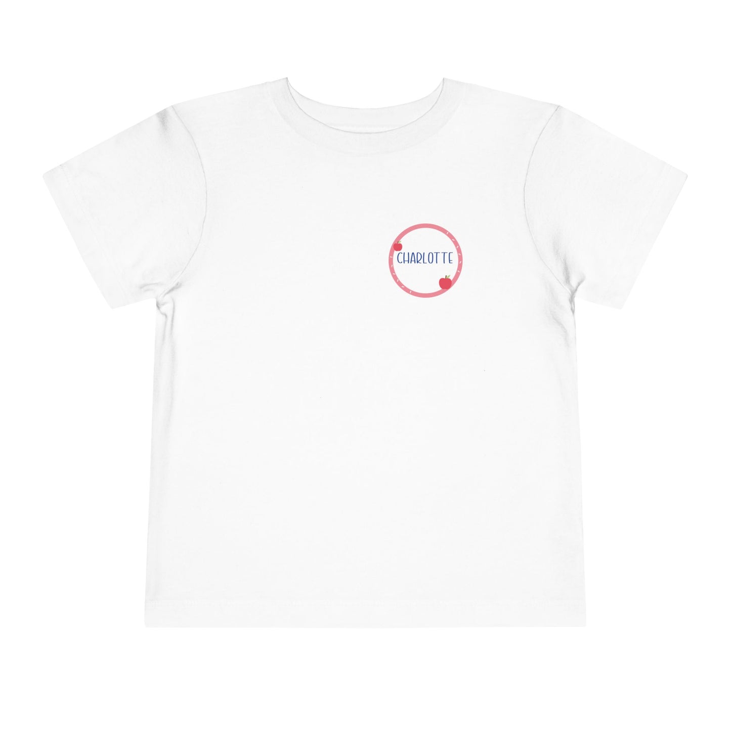 Custom Apple Circle Toddler T-Shirt